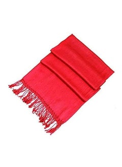 Vitacelli Pashmina Scarf For Women Red  - Image 3