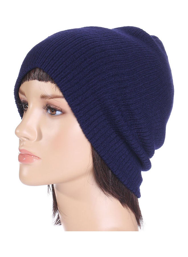 JOLLY - Knitted Cold Beanie Blue - Image 1