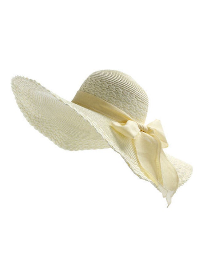 JOLLY Bowknot Beachside Hat Beige  - Image 1