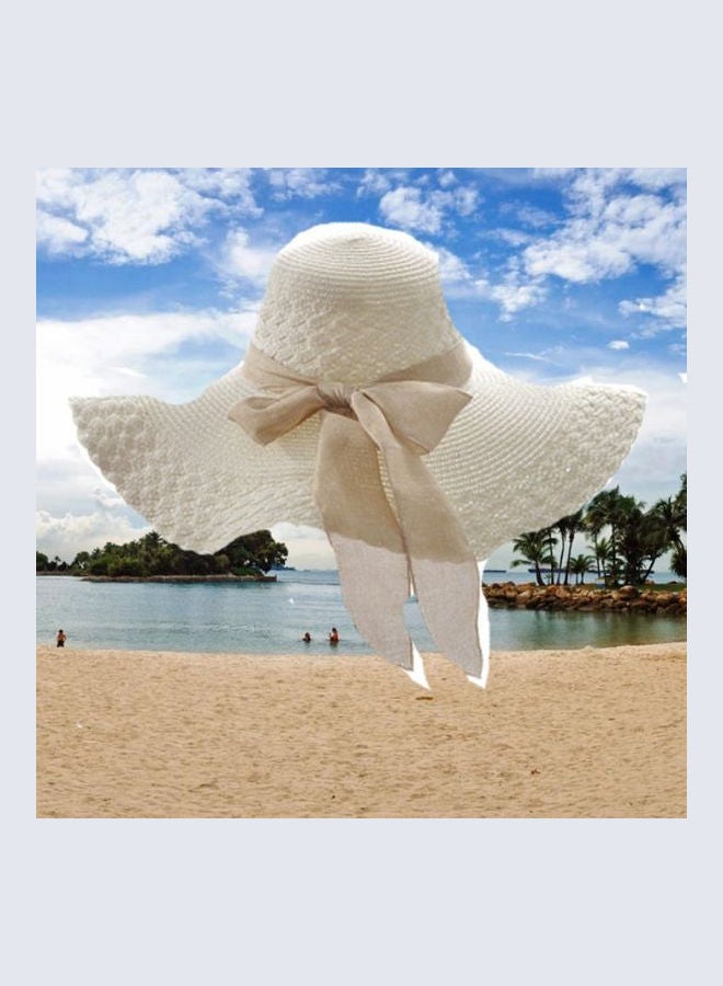 JOLLY Bowknot Beachside Hat Beige  - Image 2