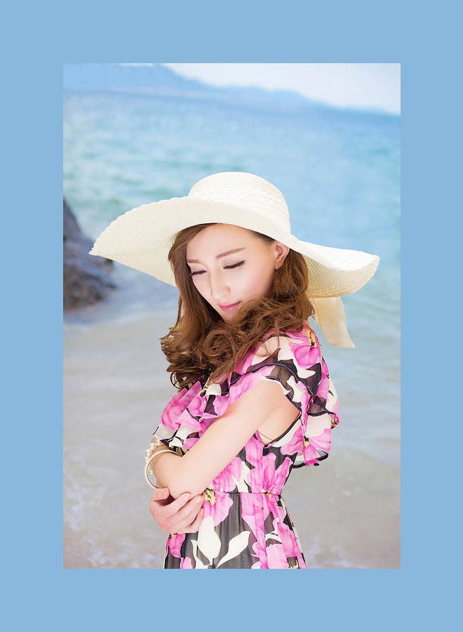 JOLLY Bowknot Beachside Hat Beige  - Image 5