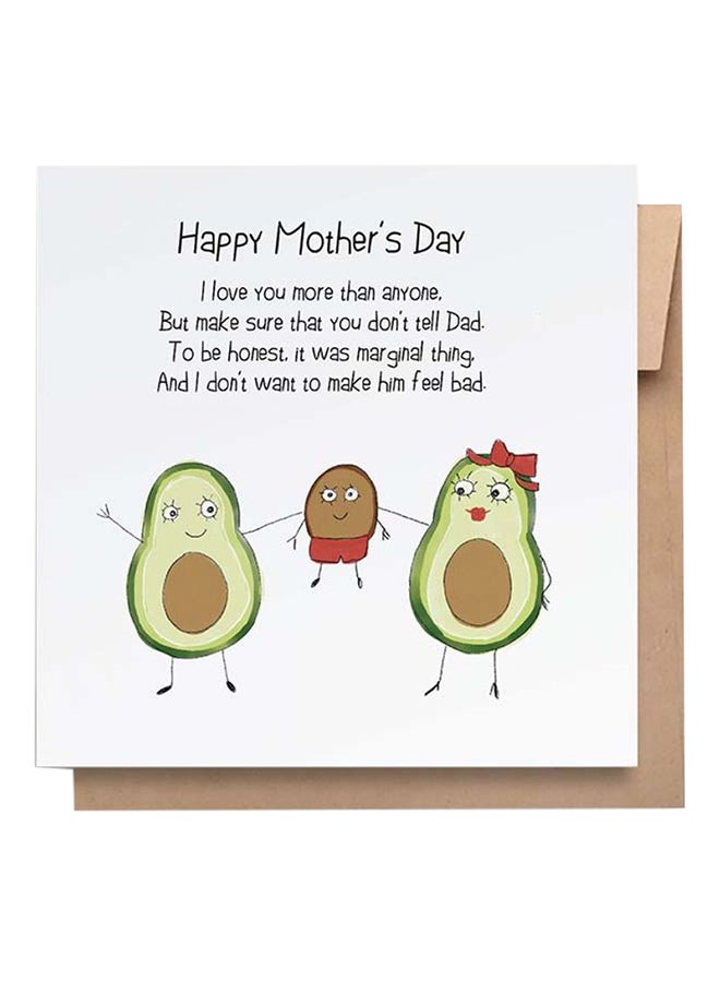 Jolly Good Cards - Mother's Day Card - Don't Tell Dad - Image 1