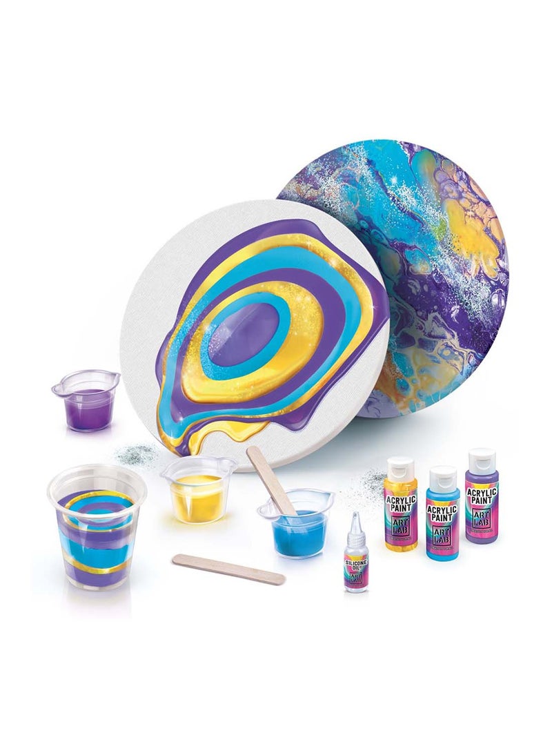 Pouring Paint Kit 
2 assorted themes 25cm