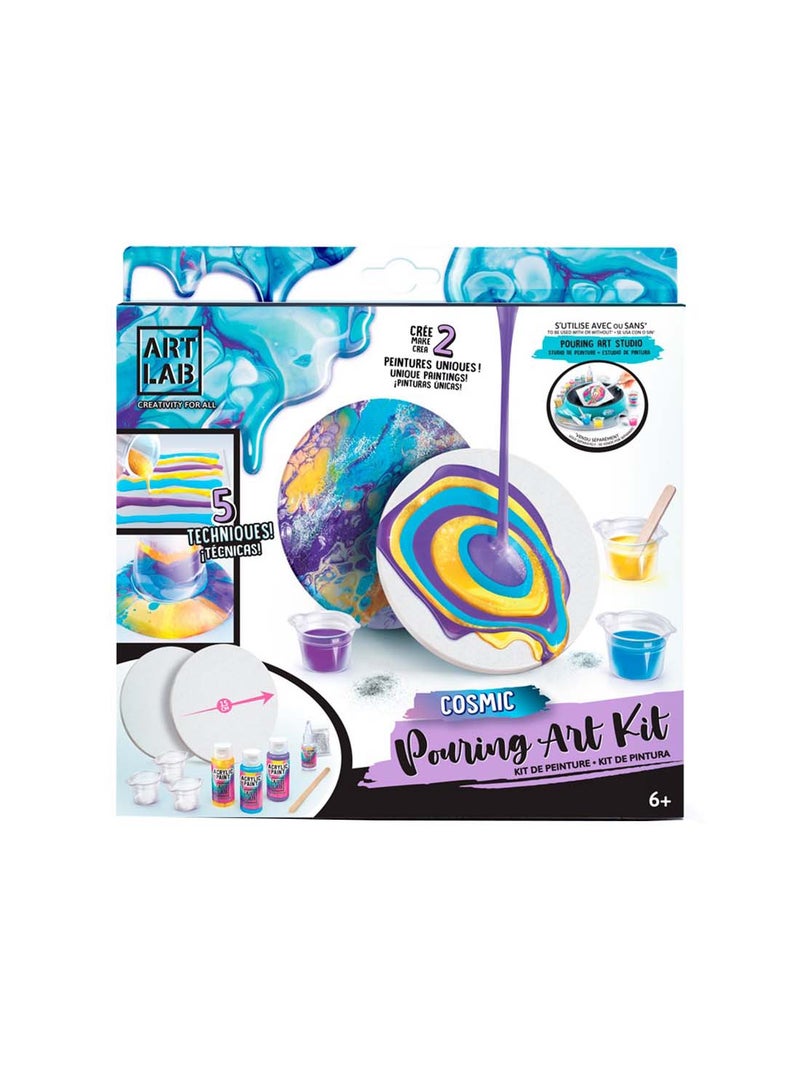 Pouring Paint Kit 
2 assorted themes 25cm