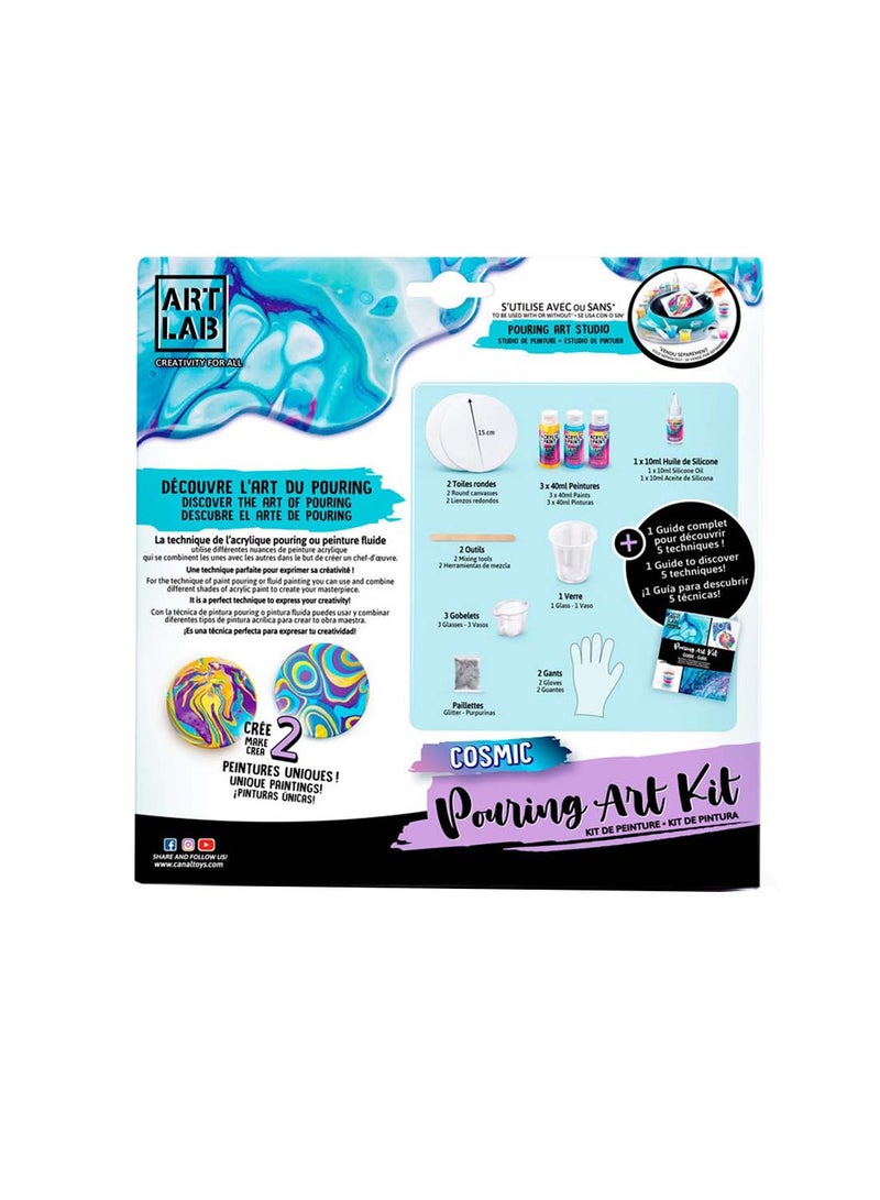 Pouring Paint Kit 
2 assorted themes 25cm