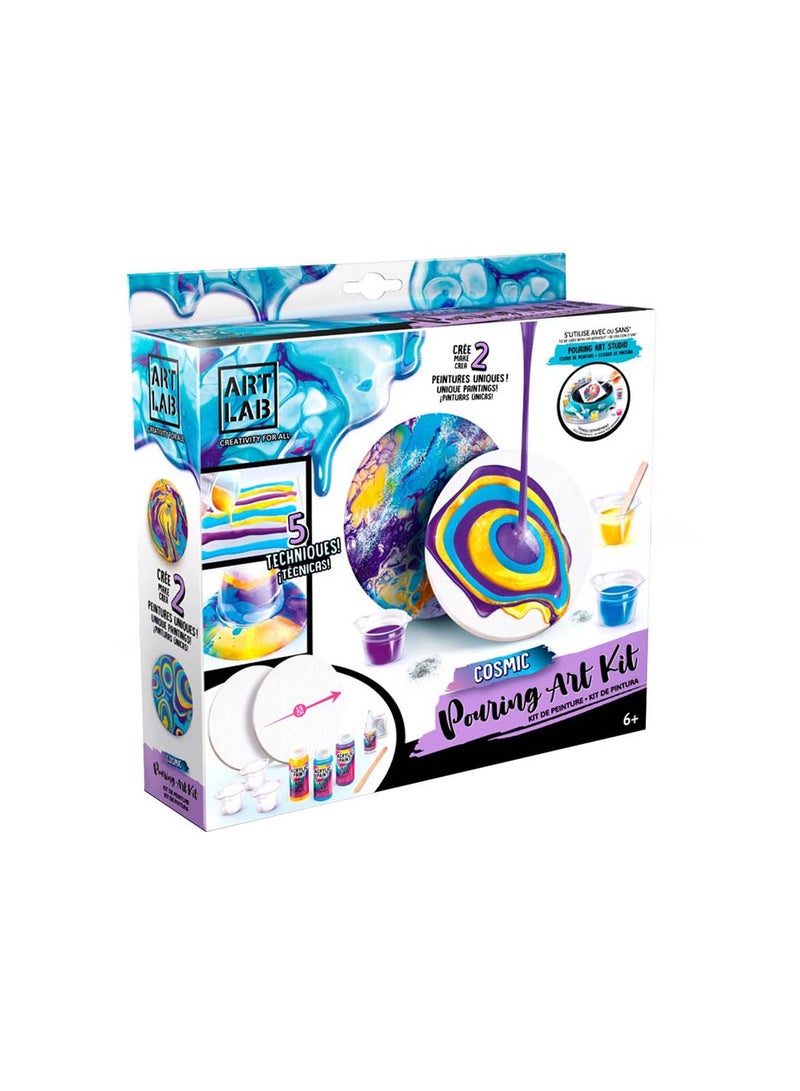 Pouring Paint Kit 
2 assorted themes 25cm