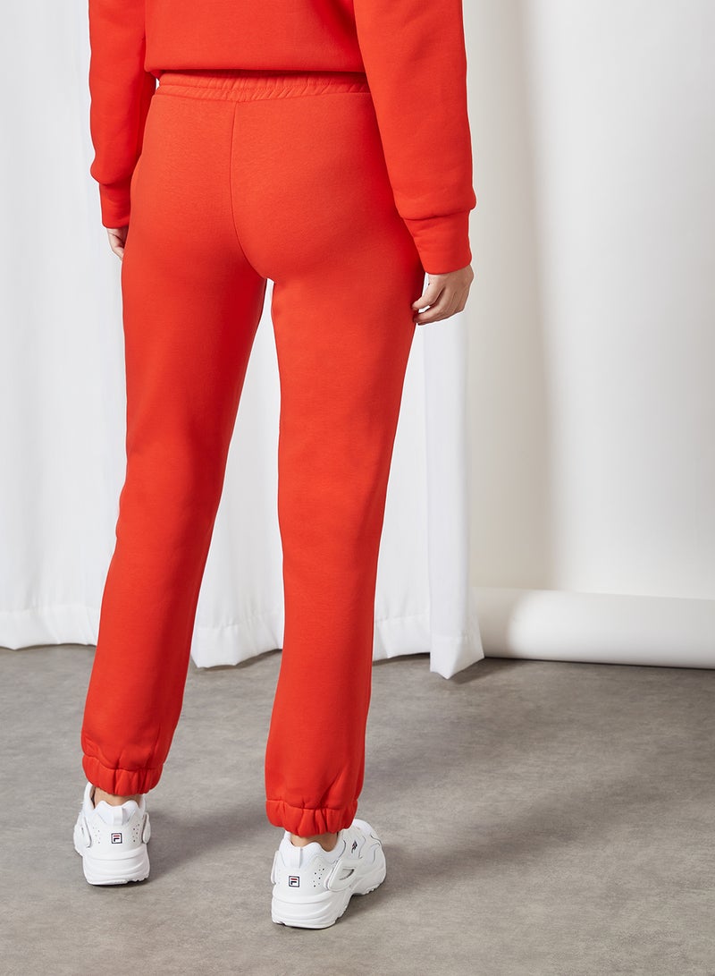 Basic Sweatpants Fiery Red