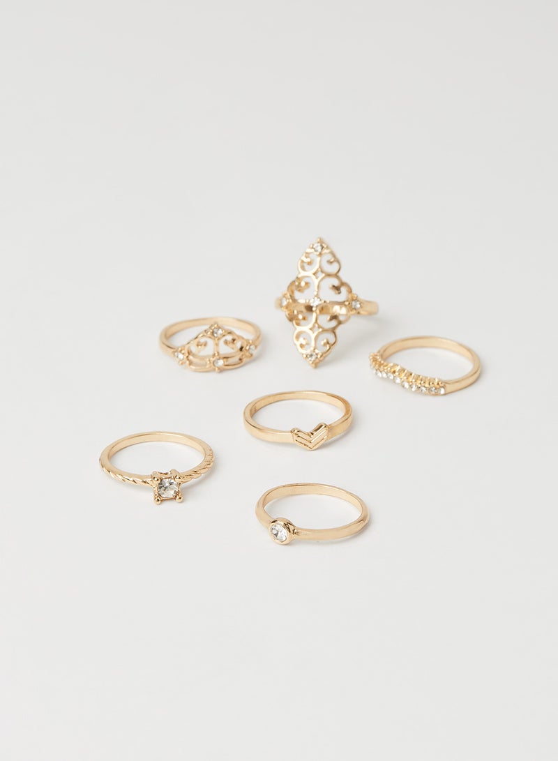 Assorted Ornate Ring Set