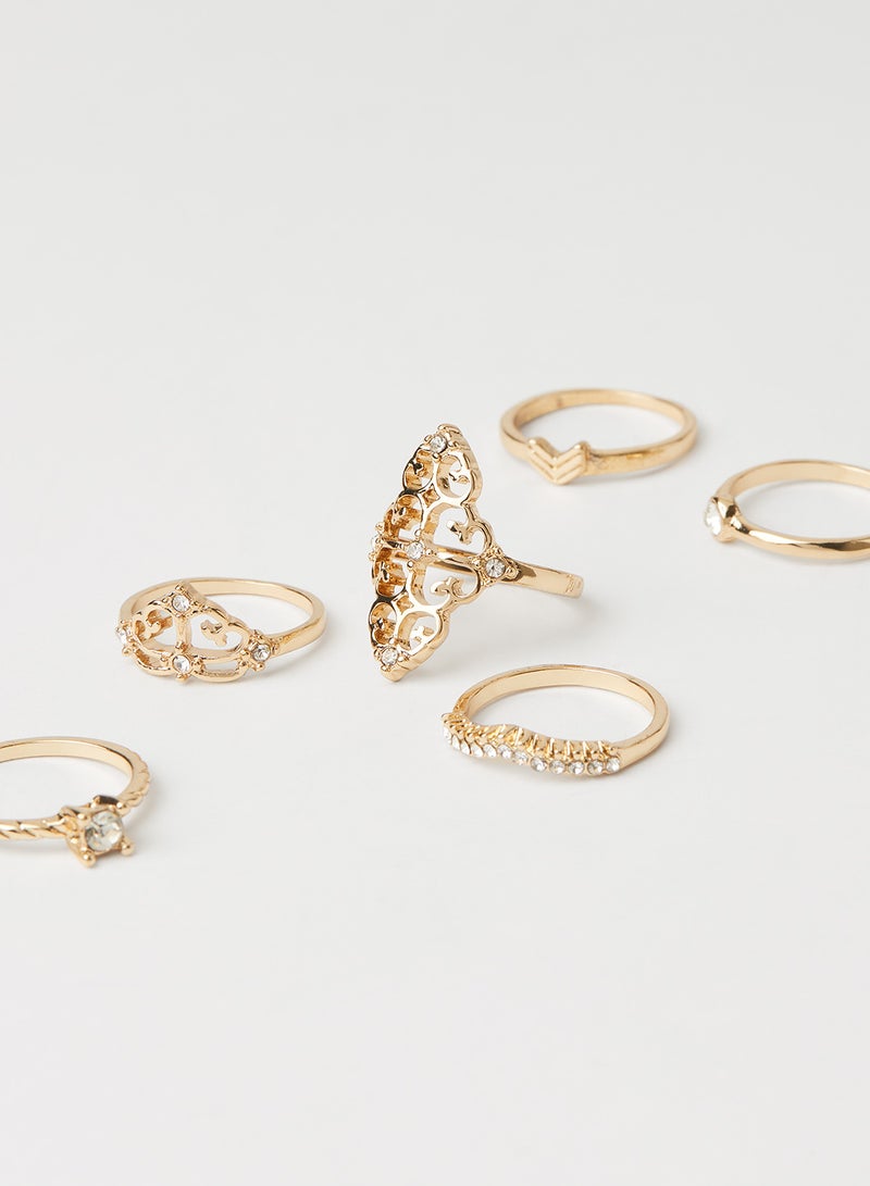 Assorted Ornate Ring Set