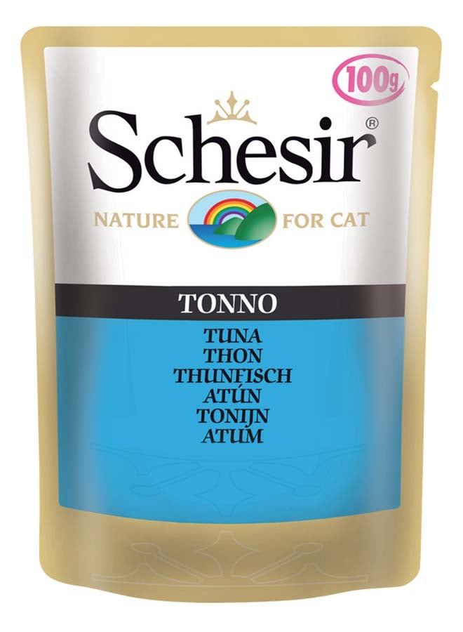 طعام رطب للقطط بنكهة التونة 100جرام