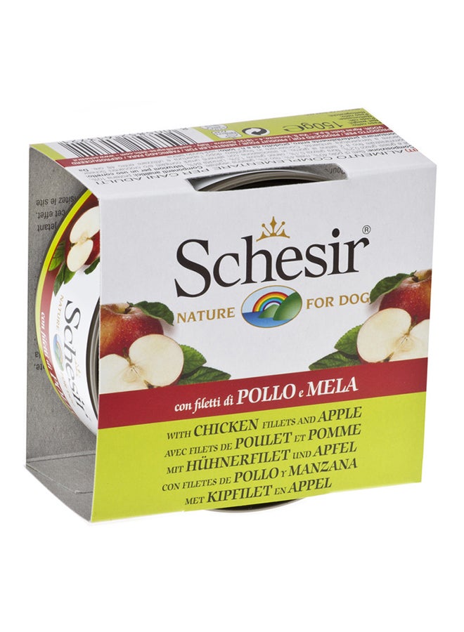 Schesir Chicken Fillets And Apple 150grams 