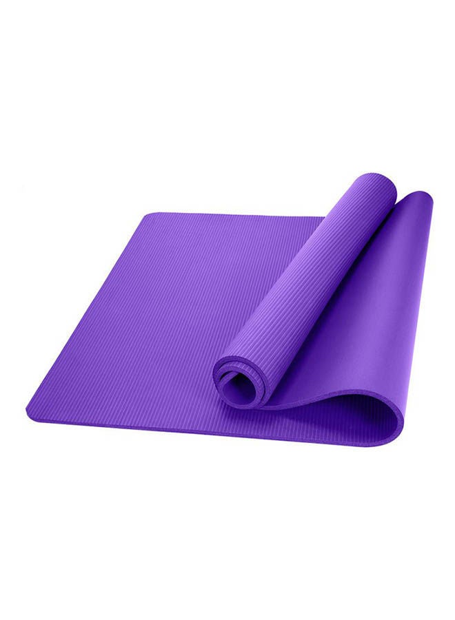 Yoga Mat 10Mm NonSlip All Purpose High Density NonSlip Exercise Yoga Mat With Carrying Strap 185cm - Image 2