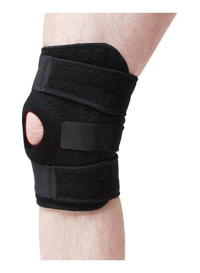 Generic Elastic Knee Support Brace Adjustable Patella Knee Pads Safety Guard Strap  - Image 1