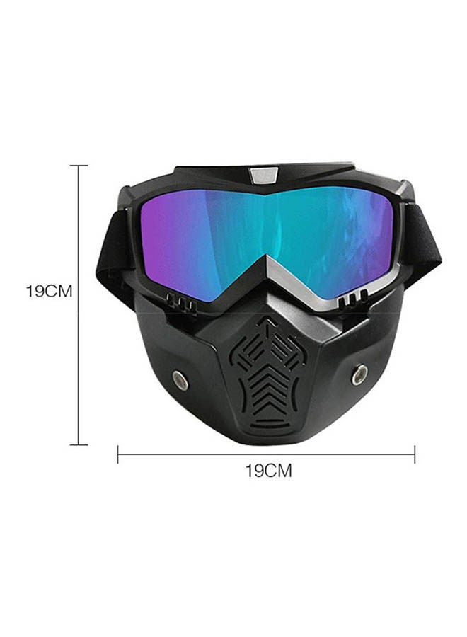 Generic Gulfhorizon Outdoor Riding Sports Eyewear Windproof Motorcycle Goggles Detachable Mask - Image 2