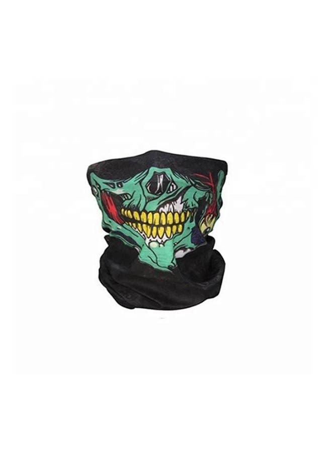 Generic - Pack Of  3 Pc Halloween Scary Mask Festival Skull Masks Skeleton Outdoor Motorcycle Bicycle Multi Masks Scarf Cap Neck Ghost Half Face Mask - Image 1