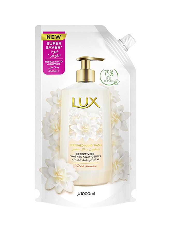 Lux Velvet Jasmine Perfumed Hand Wash Refill Pouch 1Liters  - Image 1