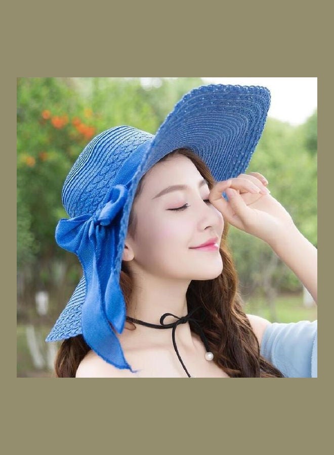 JOLLY Bowknot Beachside Hat Blue - Image 2
