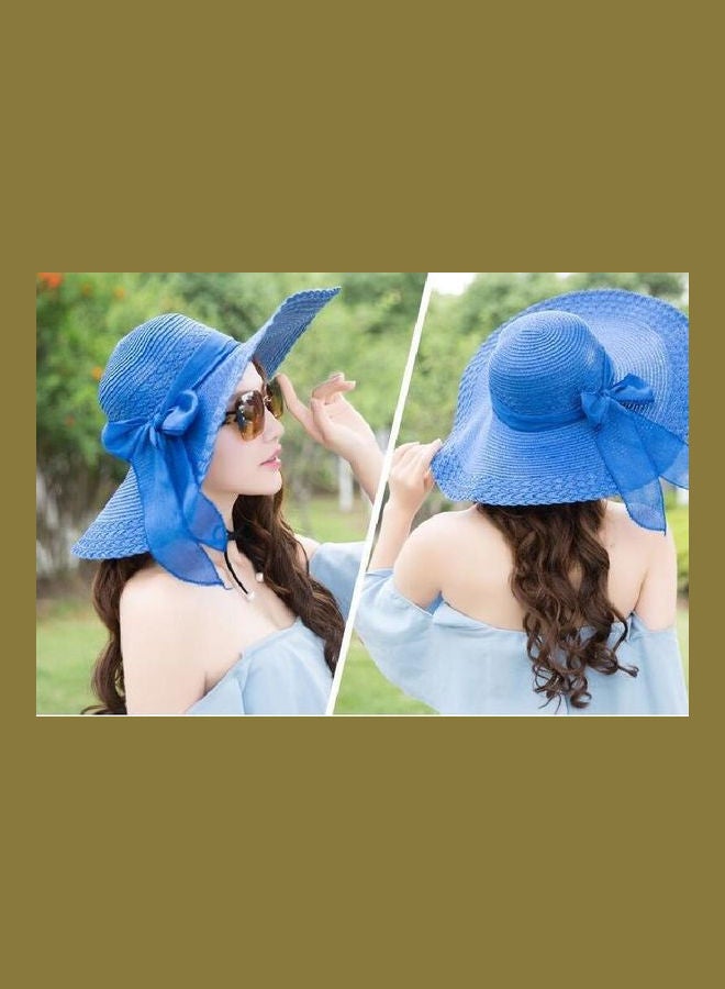 JOLLY Bowknot Beachside Hat Blue - Image 3