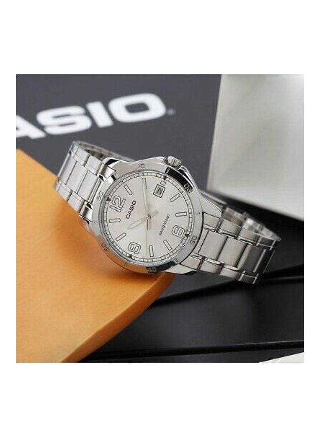 CASIO Women's Wrist Watch Water Resistant Round Stainless Steel Analog Ltp-V004D-7B2 - Image 2