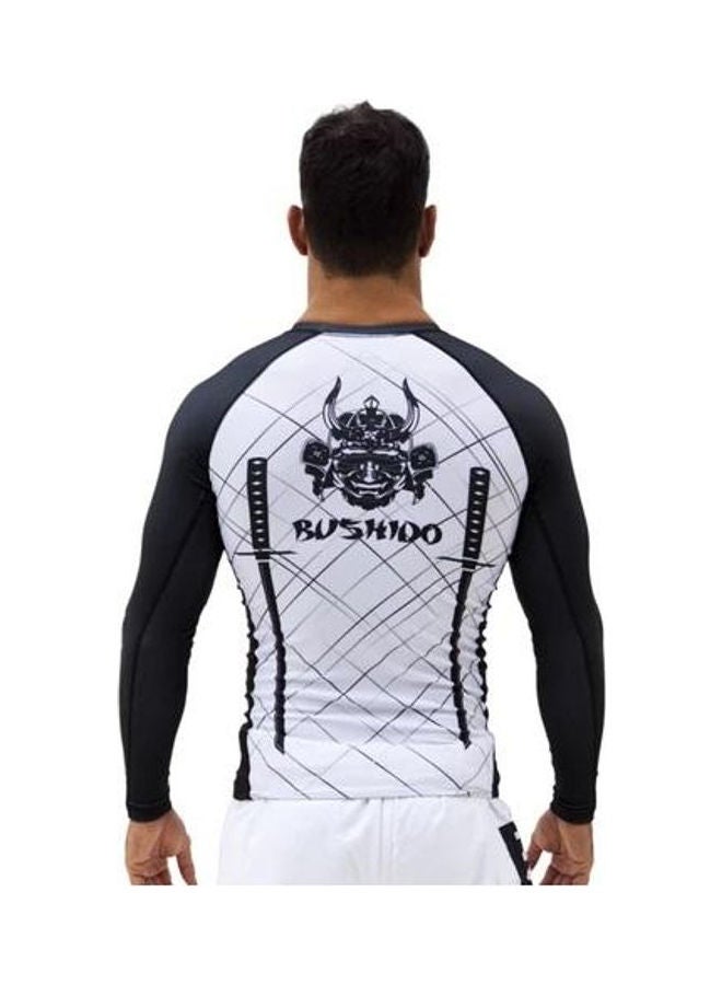 VULKAN - Guard Bushido T-Shirt White/Black - Image 1