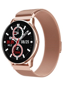 Generic S8 Smart Watch Rose  Steel Band Gold  - Image 1