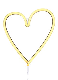 Salla Neon Warm Heart Light White 29.5x2x38cm  - Image 1