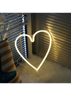 Salla Neon Warm Heart Light White 29.5x2x38cm  - Image 3