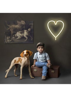 Salla Neon Warm Heart Light White 29.5x2x38cm  - Image 5