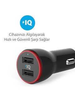 Anker Power Drive Dual USB Car Charger 24 W Black/Red  - Image 3