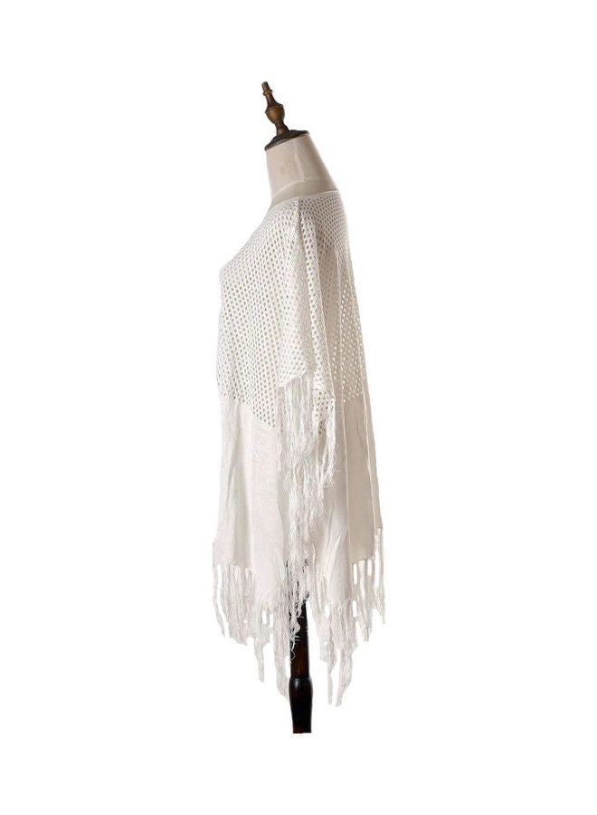 Loose Short Cover Up Beige  - Image 4