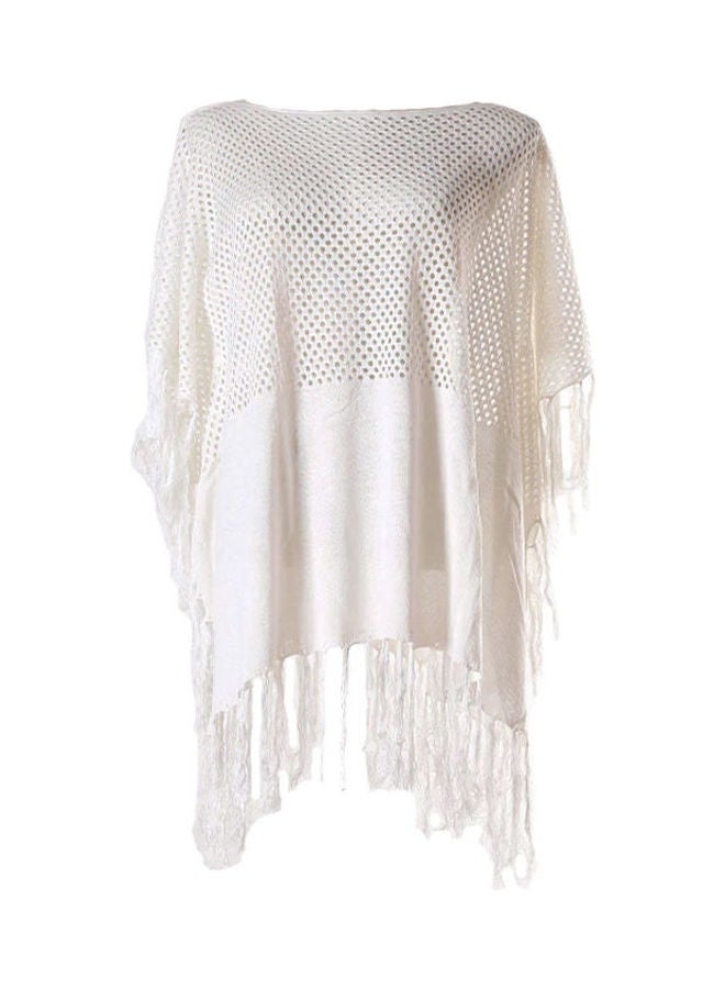 Loose Short Cover Up Beige  - Image 1