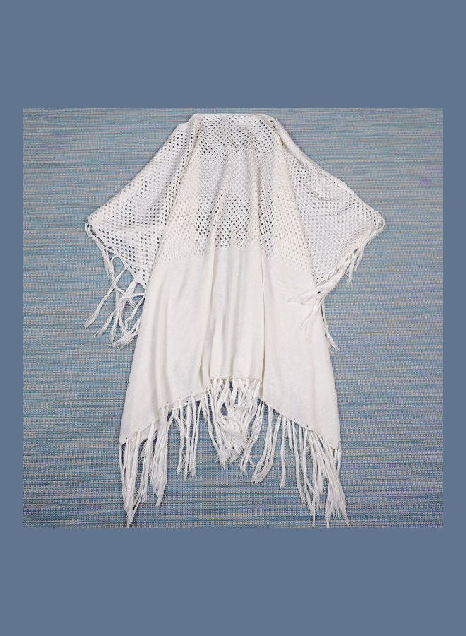 Loose Short Cover Up Beige  - Image 5
