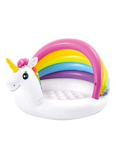 INTEX Unicorn Inflatable Kiddie Pool 127x102x69cm  - Image 1