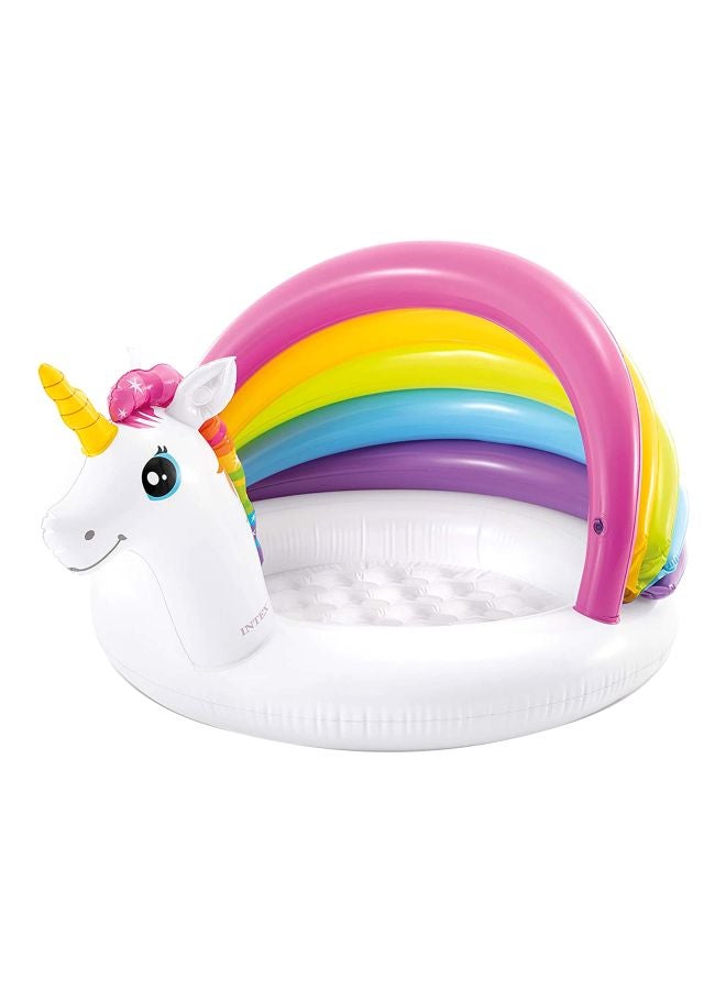 INTEX - Unicorn Inflatable Kiddie Pool 127x102x69cm - Image 1