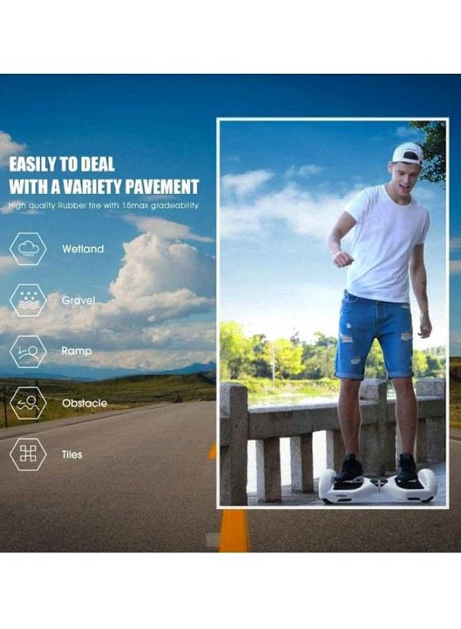 Cool Baby Self Balancing Electric Hoverboard White 58.4x18.6c17.8cm - Image 5