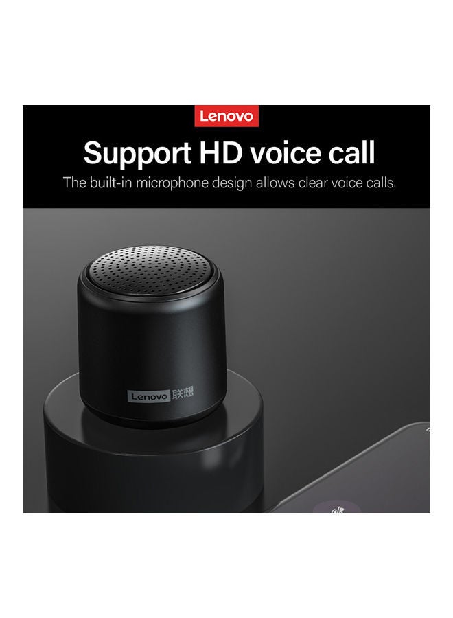 Lenovo - L01 Wireless Bluetooth Speaker Black - Image 1