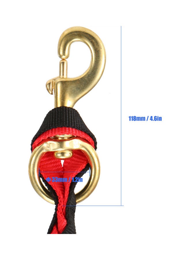 Braided Horse Rope With Brass Snap 17x8x8cm - Image 4