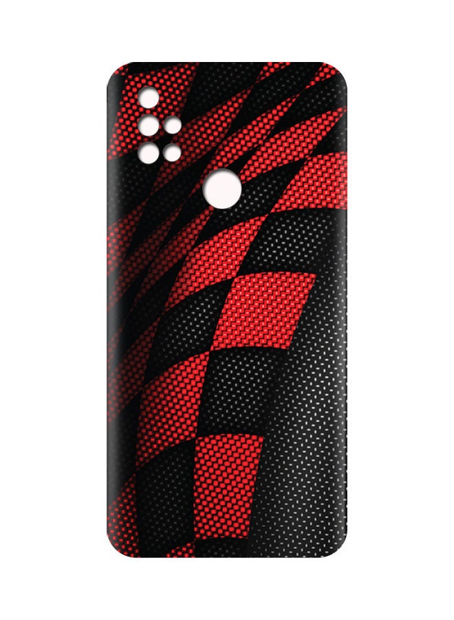 AMC DESIGN Protective Case Cover For OnePlus Nord N10 5G Red/Black - Image 2