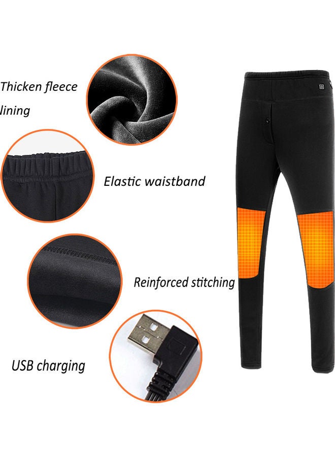 Generic Heated Pants Washable USB Charging Electric Thermal Heating Trousers Insulated Heating Underwear L 40*5*30cm - Image 2
