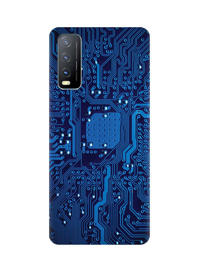 AMC DESIGN Protective Case Cover For Vivo Y20i Blue/Black - Image 1