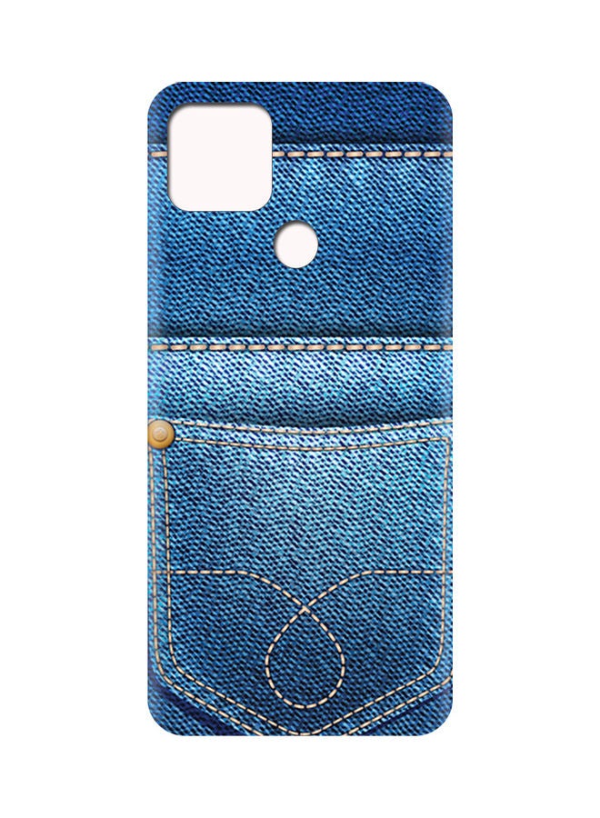 إيه إم سي ديزاين غطاء حماية واقٍ لهاتف أوبو A15 أزرق / أبيض - Image 2