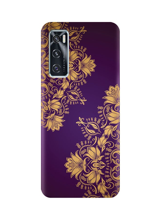 AMC DESIGN Protective Case Cover For Vivo V20 V Purple/Gold - Image 1