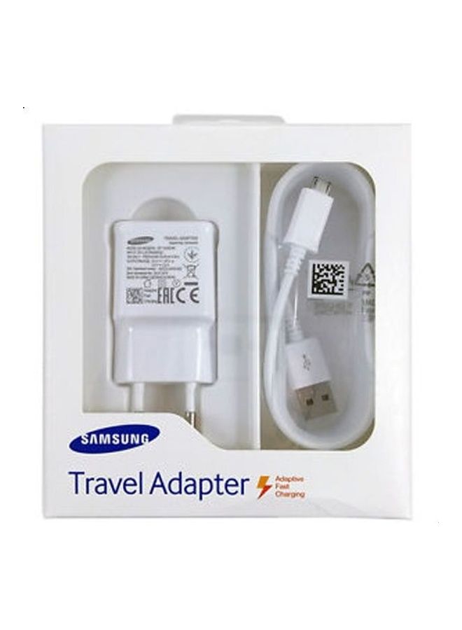 Samsung Travel Adapter Fast Charger with Micro USB Cable White  - Image 3