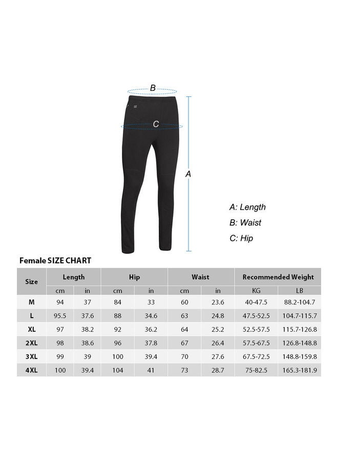 Generic - Heated Pants Washable USB Charging Electric Thermal Heating Trousers Insulated Heating Underwear L 40*5*30cm - Image 1