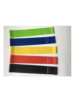 Generic Women'S Yoga Resistance Band 5 Piece Belt With Bag  - Image 2