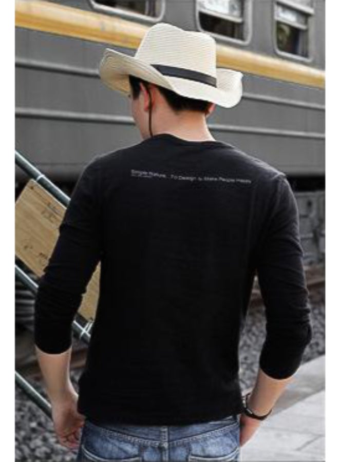 JOLLY Casual Straw Cowboy Hat White/Black  - Image 4