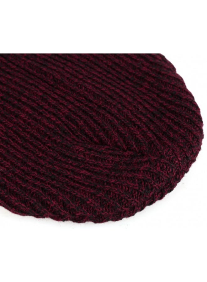 JOLLY - Knitted Cold Pullover Hat Red - Image 1