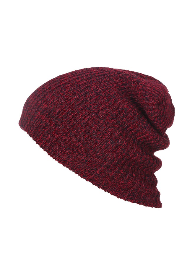 JOLLY - Knitted Cold Pullover Hat Red - Image 1