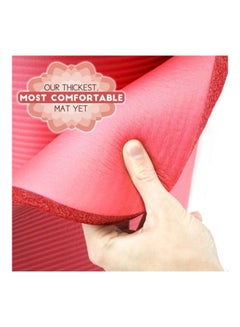 Kanteen Store Yoga Mat With Carrying Strap And Bag-Red 72*1*24cm  - Image 2