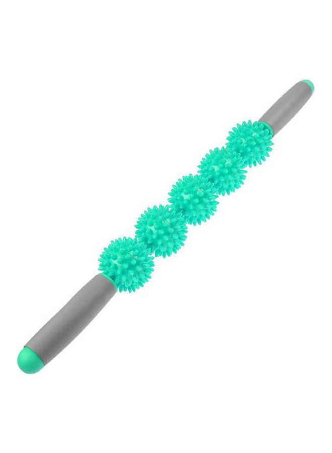Kanteen Store Fitness Massage Roller Balls Stick, Relieve Muscles Pains Muscle Trigger Point Therapy Massage Balls, Yoga Massager, Ergonomic Padded Grip With 5 Spiky Balls  - Image 1